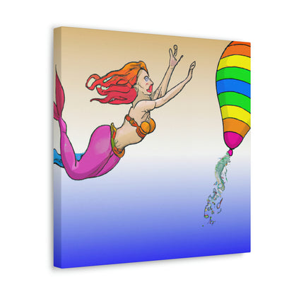 "The Mermaid's Rainbow Chase" - The Alien Canva