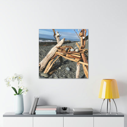 "Driftwood Dreamscape" - Canvas