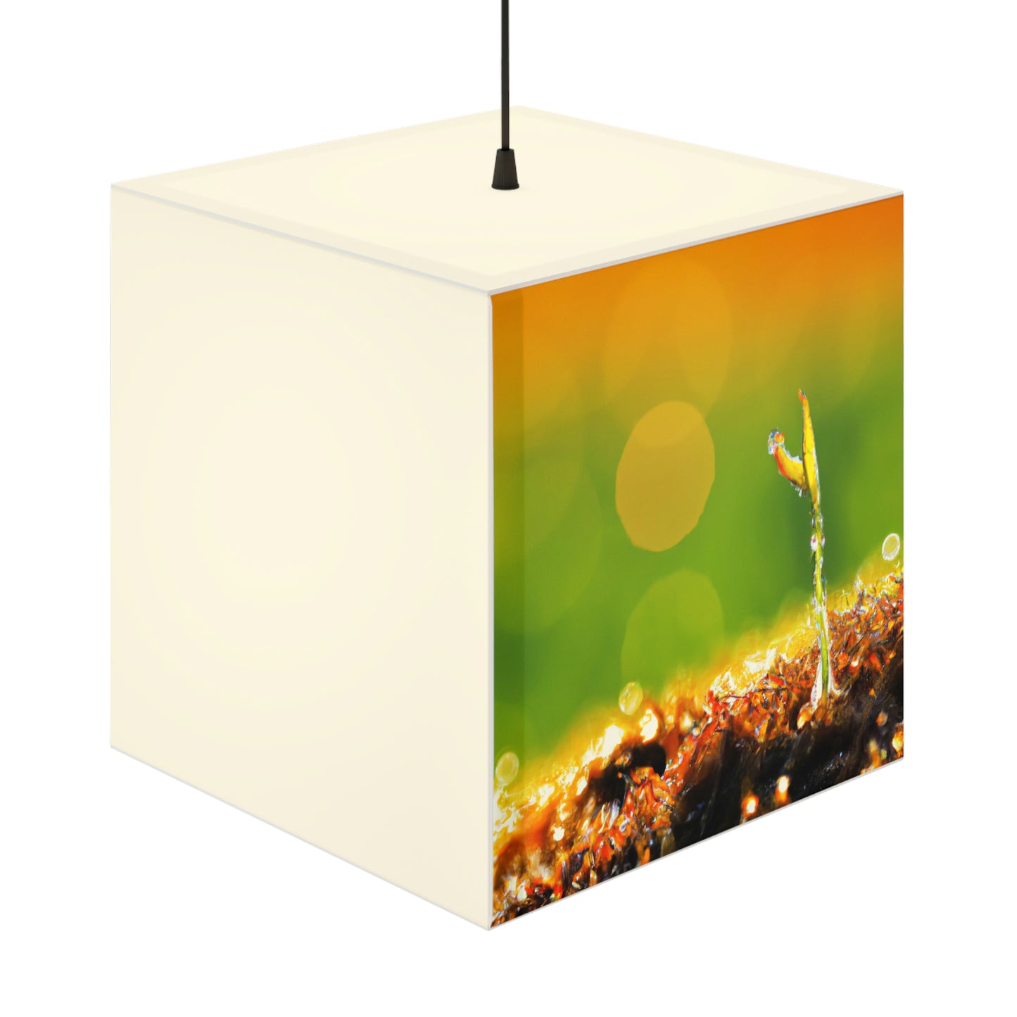 "A Lantern in the Mist." - The Alien Light Cube Lamp