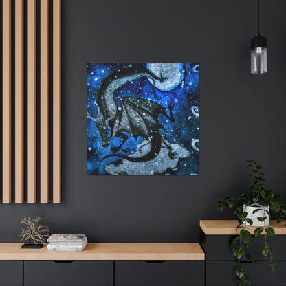 "Frosted Moonlight Dragon" - The Alien Canva