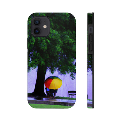 "Beneath the Rainy Sky." - The Alien Tough Phone Cases