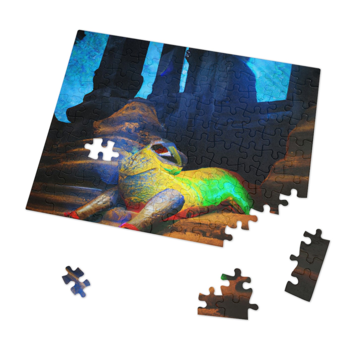 "The Awakening of the Forgotten Monster" - The Alien Jigsaw Puzzle