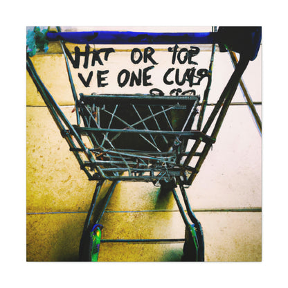 "The Shopping Cart of Hope" - The Alien Canva