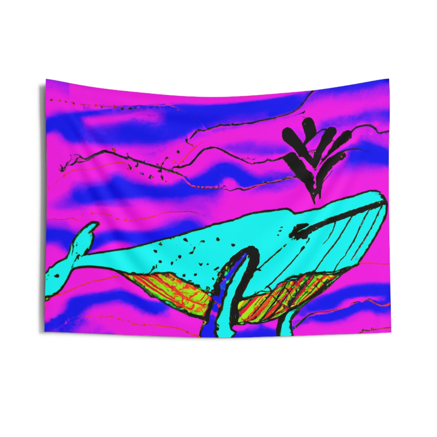 "Glow of the Neon Sea" - The Alien Wall Tapestries