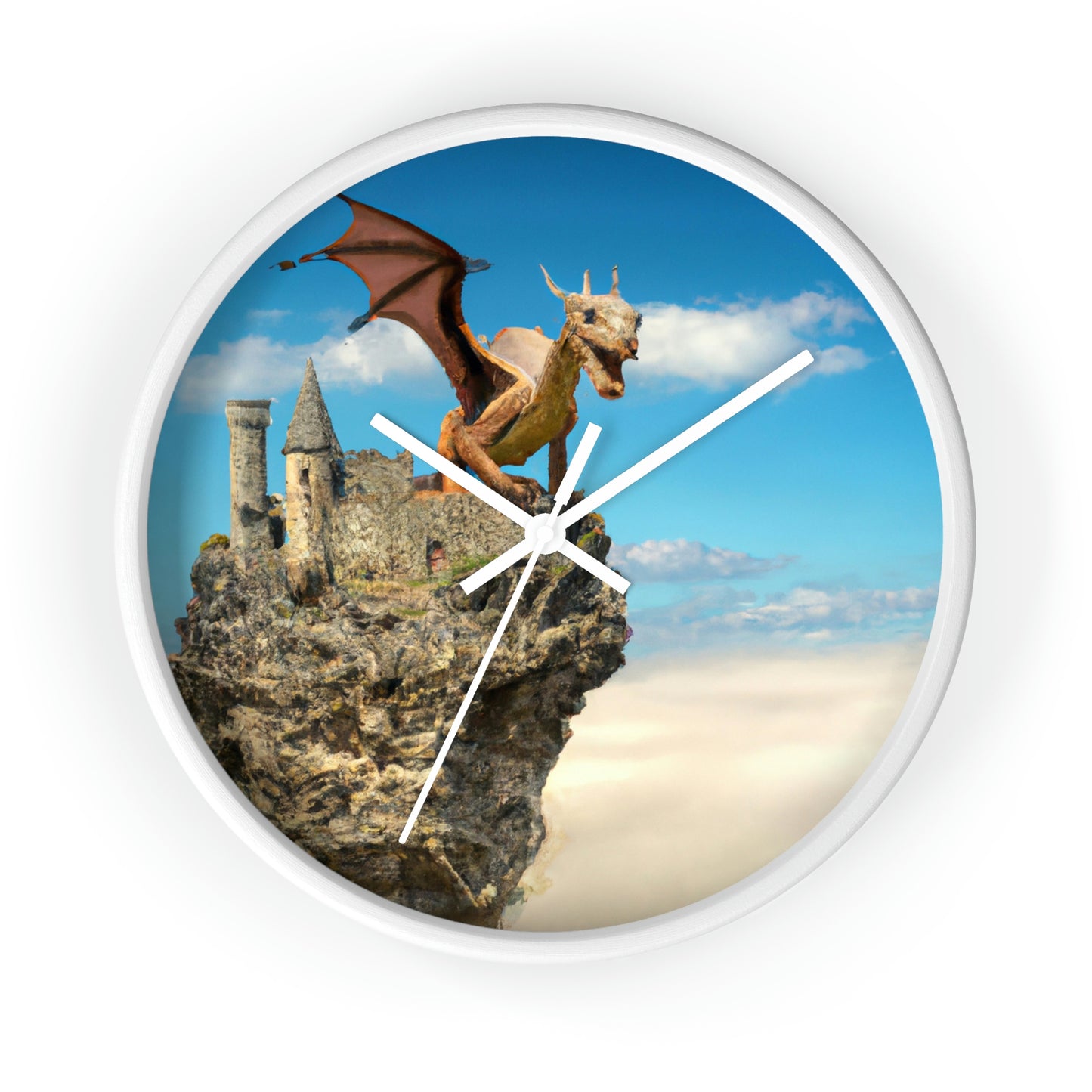 "Dragon Throne of ancients" - The Alien Wall Clock