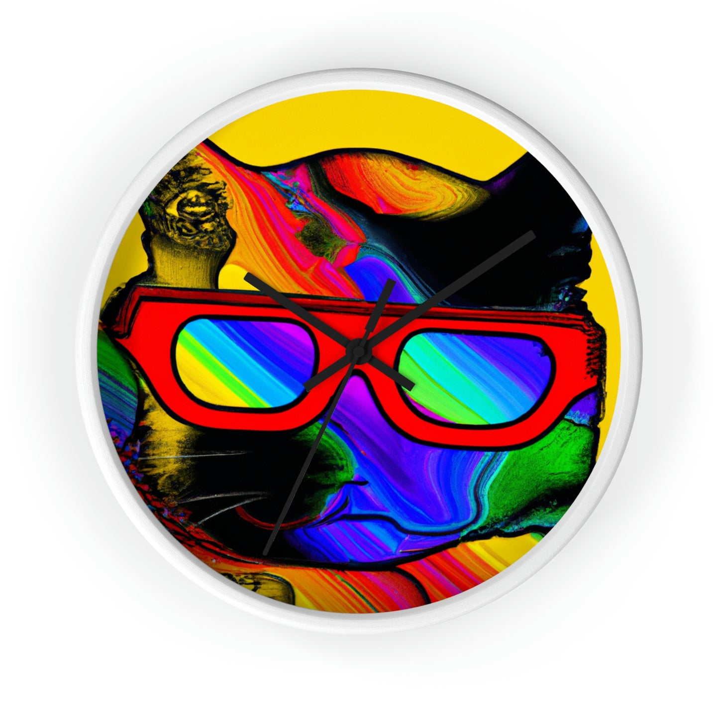 "Cool Cat in Sunglasses" - The Alien Wall Clock