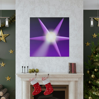 "The Mysterious Purple Star: A Celestial Prodigy" - The Alien Canva