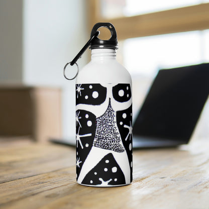 "Dancing Among the Galactic Light" - The Alien Stainless Steel Water Bottle