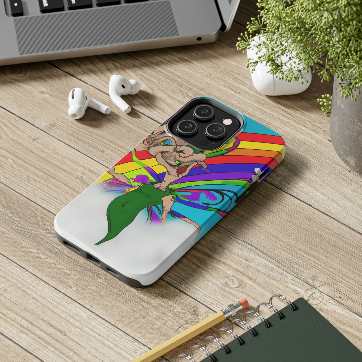 Rainbow Mischief Fairy - The Alien Tough Phone Cases