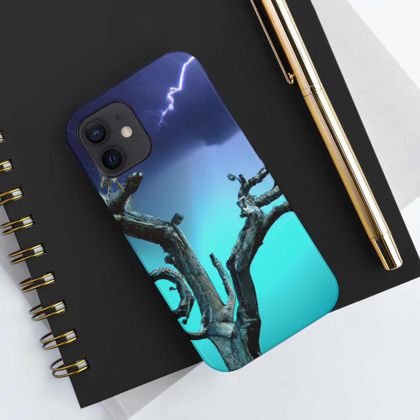 "Alleine gegen den Sturm" - Die Alien Tough Phone Cases