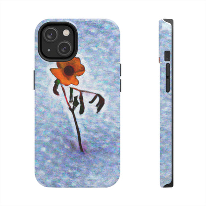 "Eine Blume, die sich weigert zu zittern" - Die Alien Tough Phone Cases