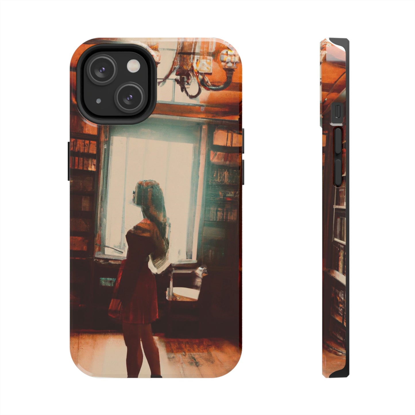 "The Enchanted Library Maze" - The Alien Tough Phone Cases