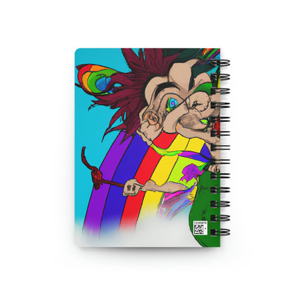 Rainbow Mischief Fairy - The Alien Spiral Bound Journal