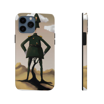 "Courage Against Despair: A Soldier's Triumph" - The Alien Tough Phone Cases