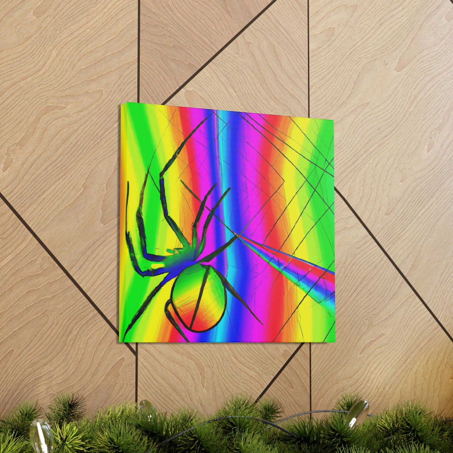 "A Spinnerette's Prismatic Web" - The Alien Canva