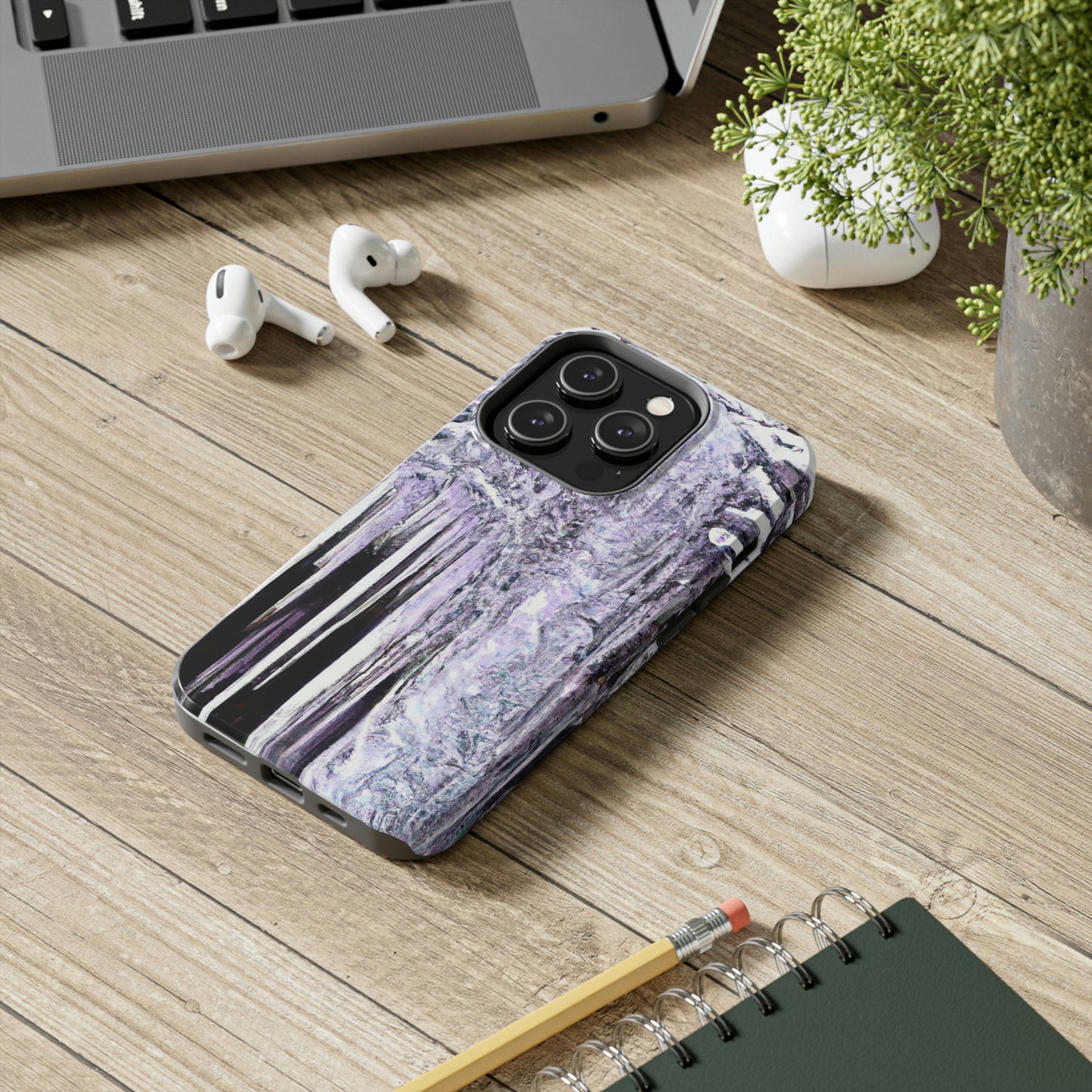 "Frost-Tipped Falls of Glistening Grief" - The Alien Tough Phone Cases