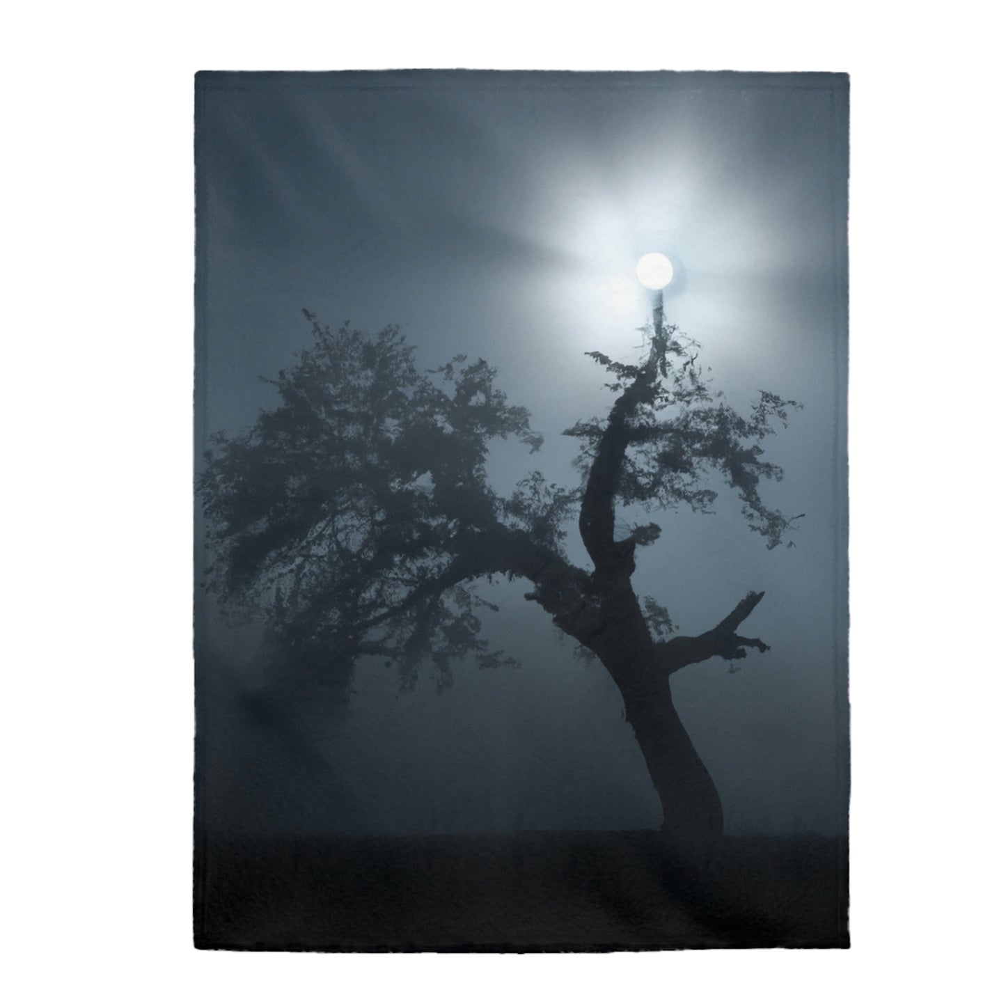 "A Shining Sentinel in the Mist” - The Alien Velveteen Plush Blanket #nft