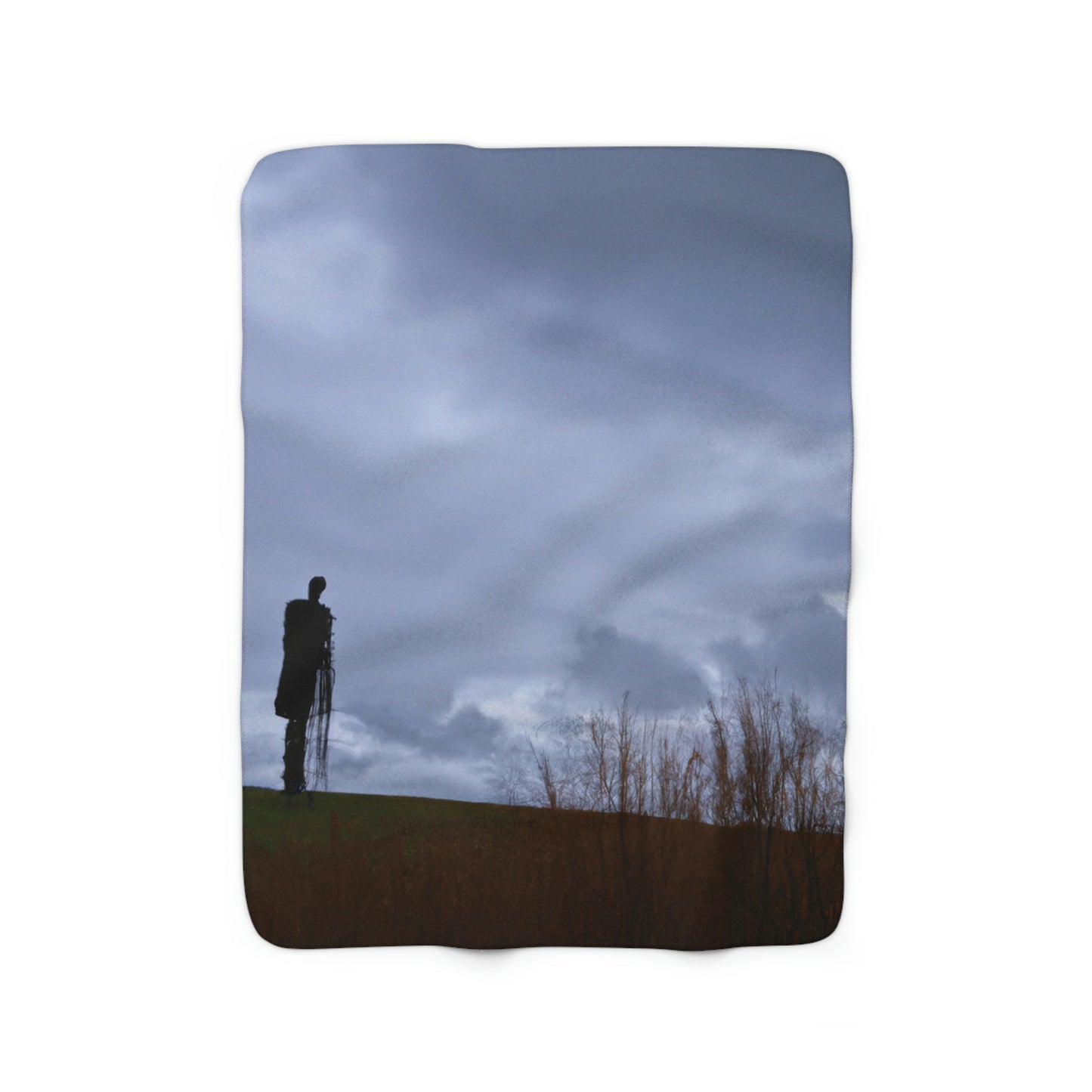 "Lonely Sentinels in the Autumn Sky" - The Alien Sherpa Fleece Blanket