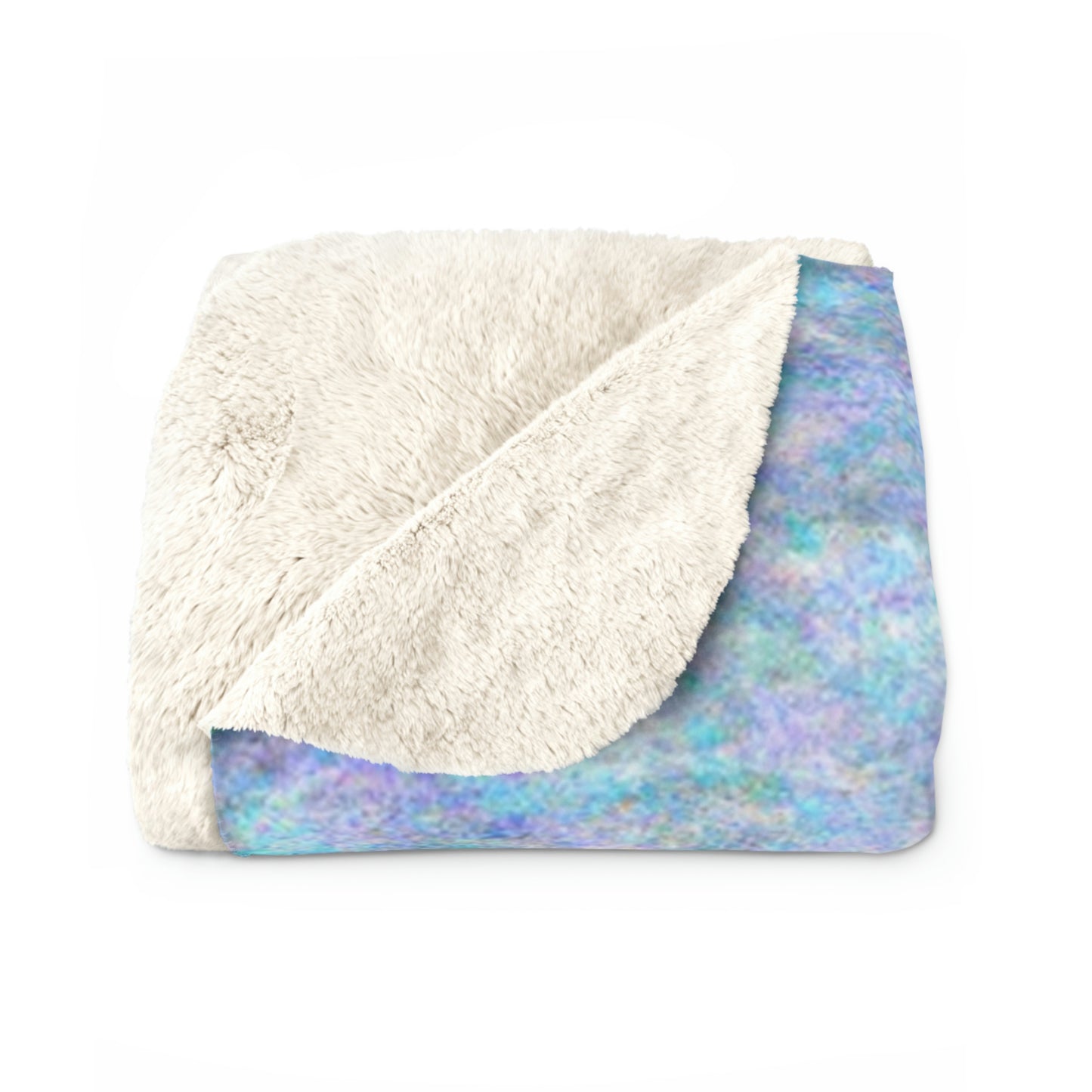 "A Flower Refusing to Shiver" - The Alien Sherpa Fleece Blanket