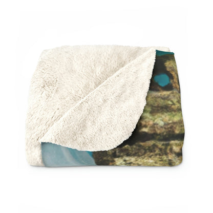 "A Sentinal Among Ruins: An Unstirred Owl's Perch" - The Alien Sherpa Fleece Blanket