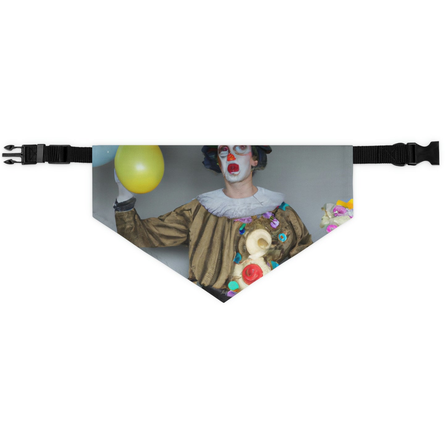 "Clowning Around with Balloons" - The Alien Pet Bandana Collar