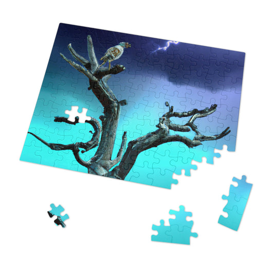 "Alone Against the Storm" - The Alien Jigsaw Puzzle