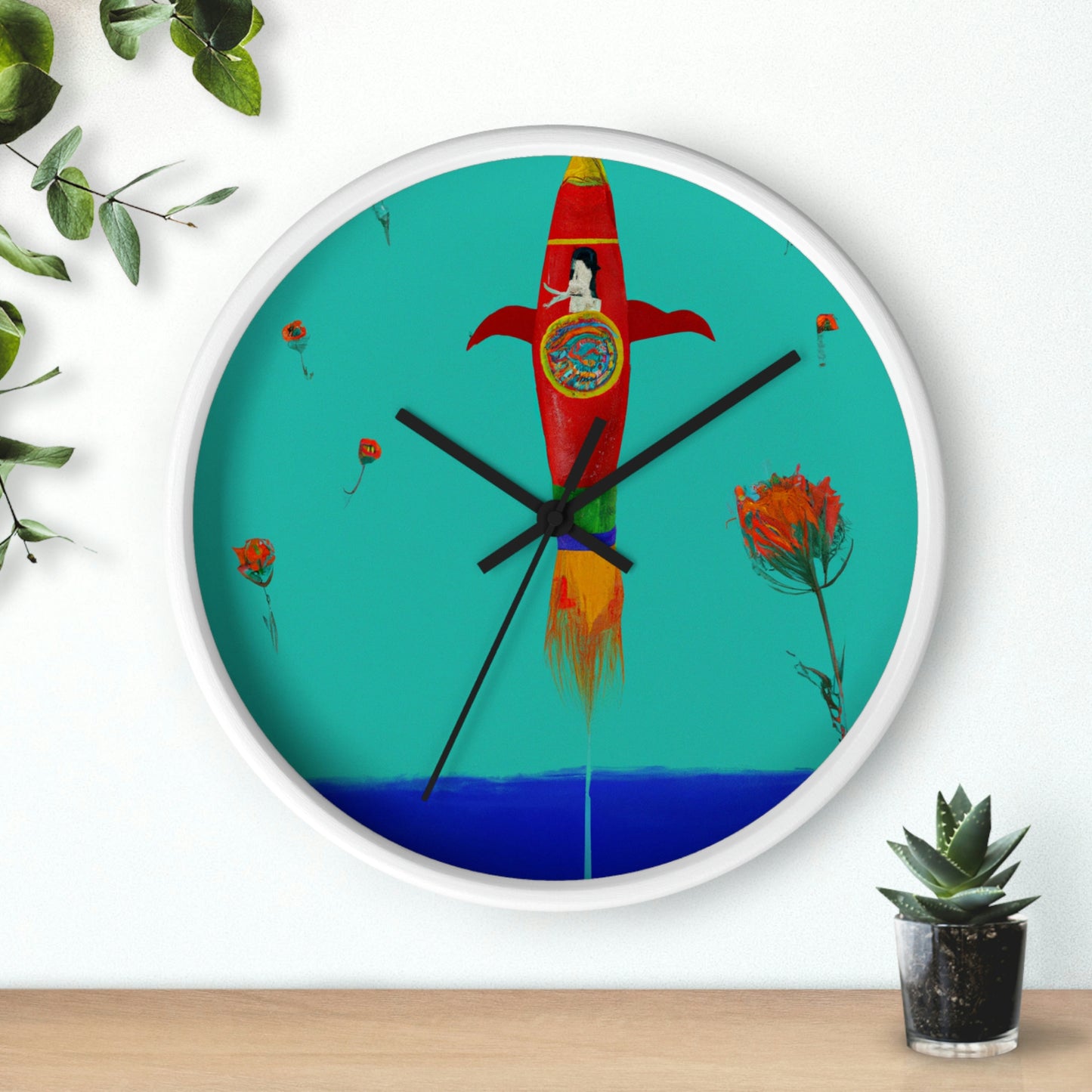 "Perdido en la extensión de Neptuno" - El reloj de pared alienígena