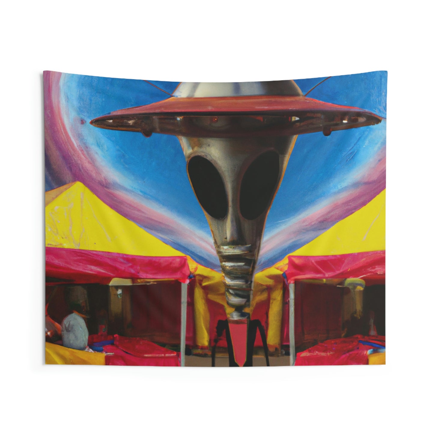 "Fair Invaders: A Cosmic Crash Course" - The Alien Wall Tapestries