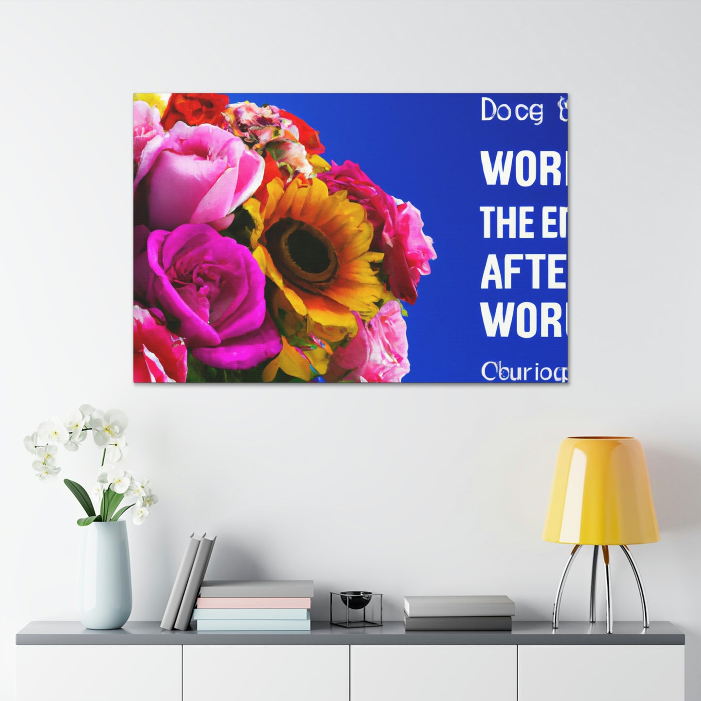 The Flower Collector by Global Artists - Canvas