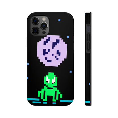 "Testigo solitario del cielo nocturno" - The Alien Tough Phone Cases Pixel Art