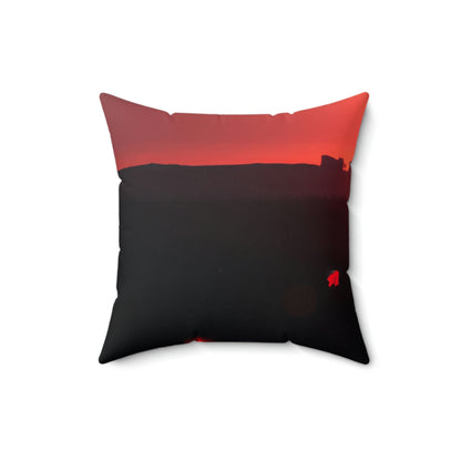 "The Last Light of a Forgotten City" - The Alien Square Pillow