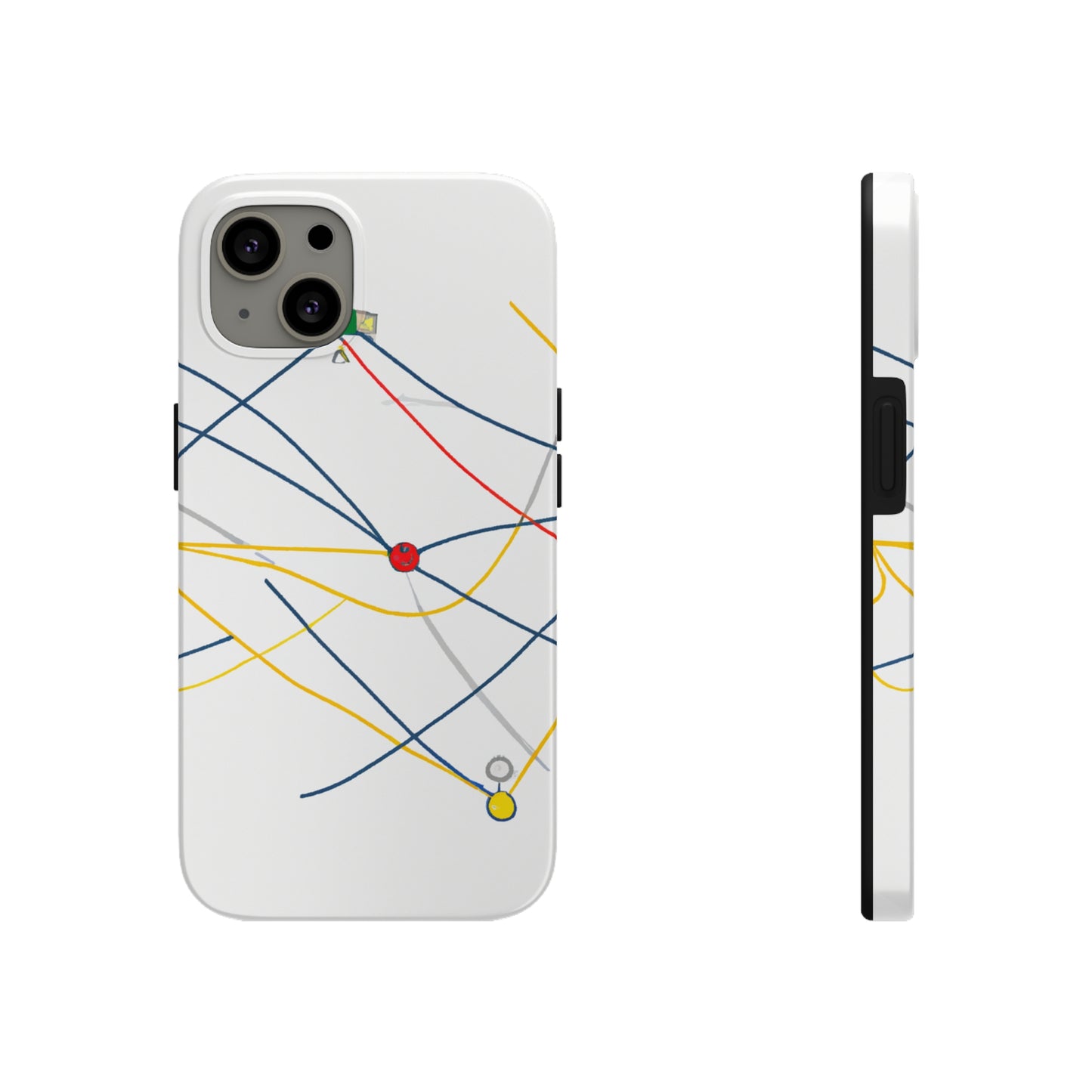 "Exploring the Dynamic Topology: Artful Visualization of a Network Structure." - The Alien Tough Phone Cases