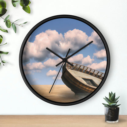 "A Boat Adrift: The Lost Legacy of the Sea." - The Alien Wall Clock