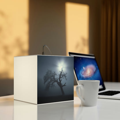 "A Shining Sentinel in the Mist” - The Alien Light Cube Lamp