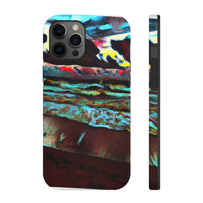 "Dusk at Sea: A Tempestuous Gathering" - The Alien Tough Phone Cases