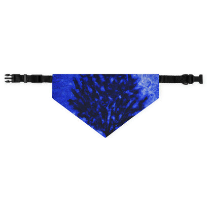 "A Lone Blue Tree in the Moonlight Field" - The Alien Pet Bandana Collar