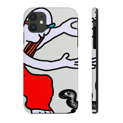 "A Blind Monk's Gentle Embrace of a Lost Dragonling" - The Alien Tough Phone Cases