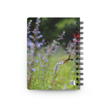 "The Dragonfly Ball in the Wildflower Meadow" - The Alien Spiral Bound Journal