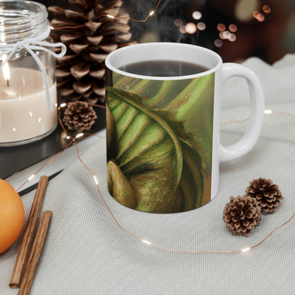 Guardian of the Hidden Door: The Slumbering Dragon - The Alien Ceramic Mug 11 oz