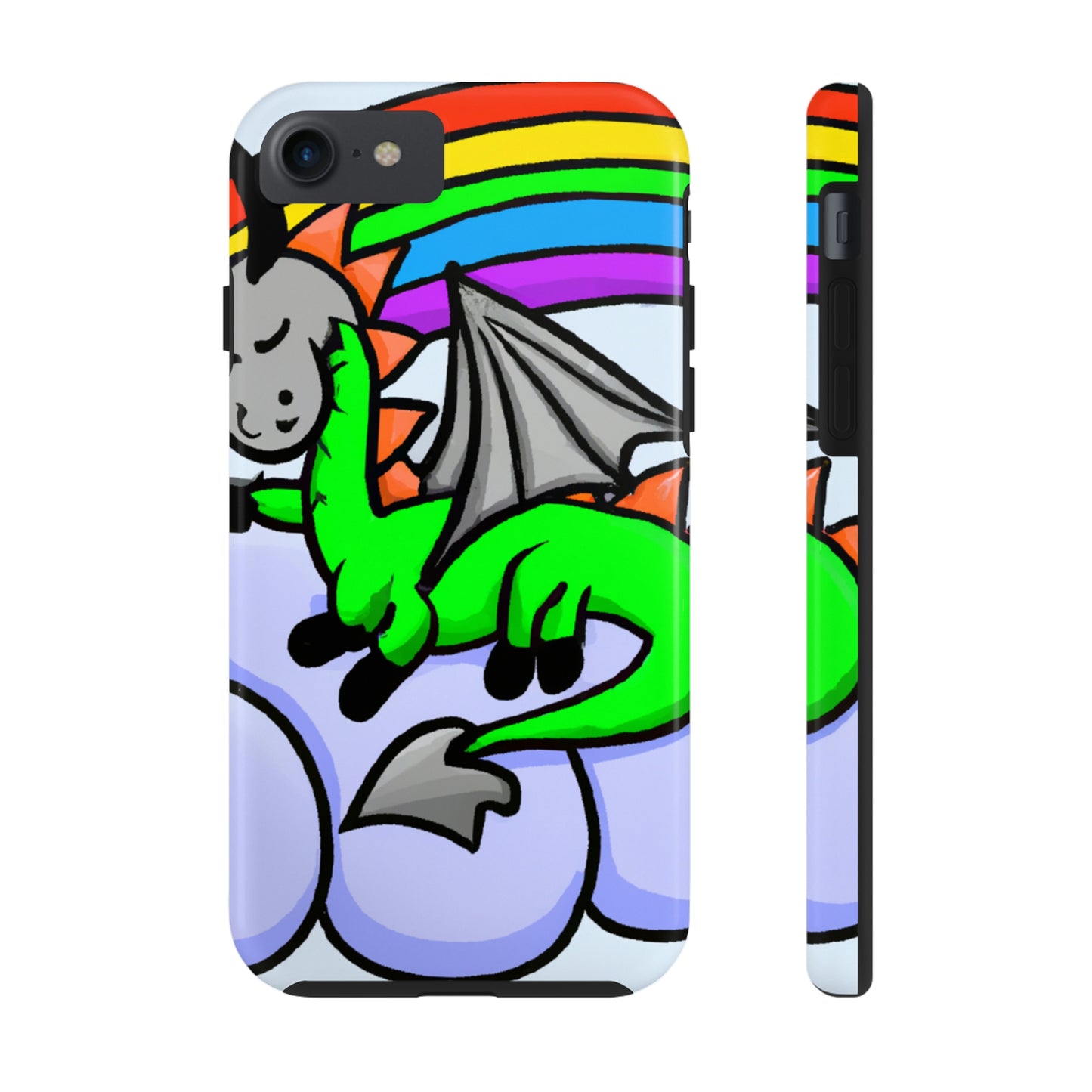 "A Dreamy Dragon's Nap" - The Alien Tough Phone Cases