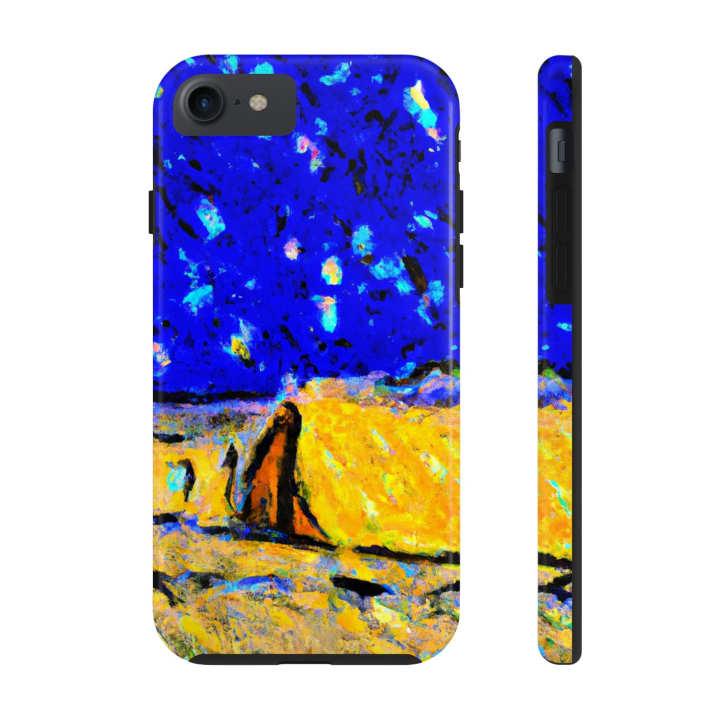 "Enchanted Sands of the Night Sky" - Die Alien Tough Phone Cases