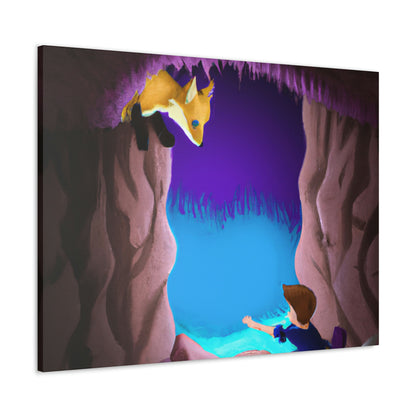 El zorro en la caverna - The Alien Canva