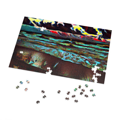 "Dusk at Sea: A Tempestuous Gathering" - The Alien Jigsaw Puzzle