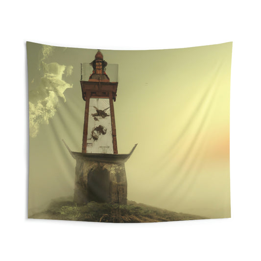 "Ghostly Beacon in the Fog" - The Alien Wall Tapestries