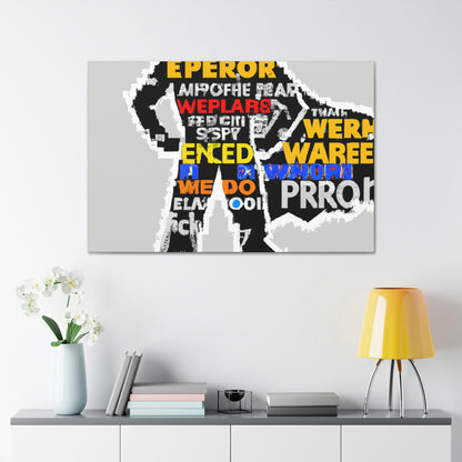 Superhéroe Word Pop Art - The Alien Canva