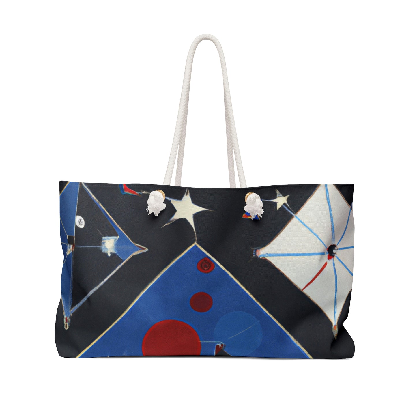 "Kites Illuminating the Starry Sky" - Die Alien Weekender Bag