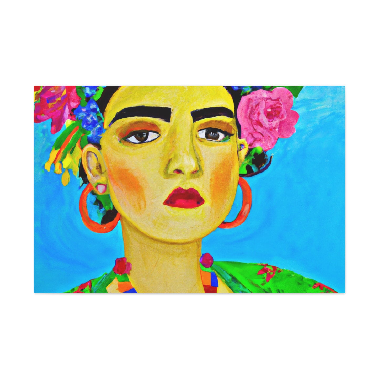 „Heftig und frei: Eine von Frida Kahlo inspirierte Hommage an mexikanische Frauen“ – The Alien Canva