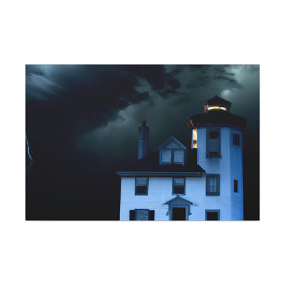 "The Lighthouse in the Storm" - The Alien Canva