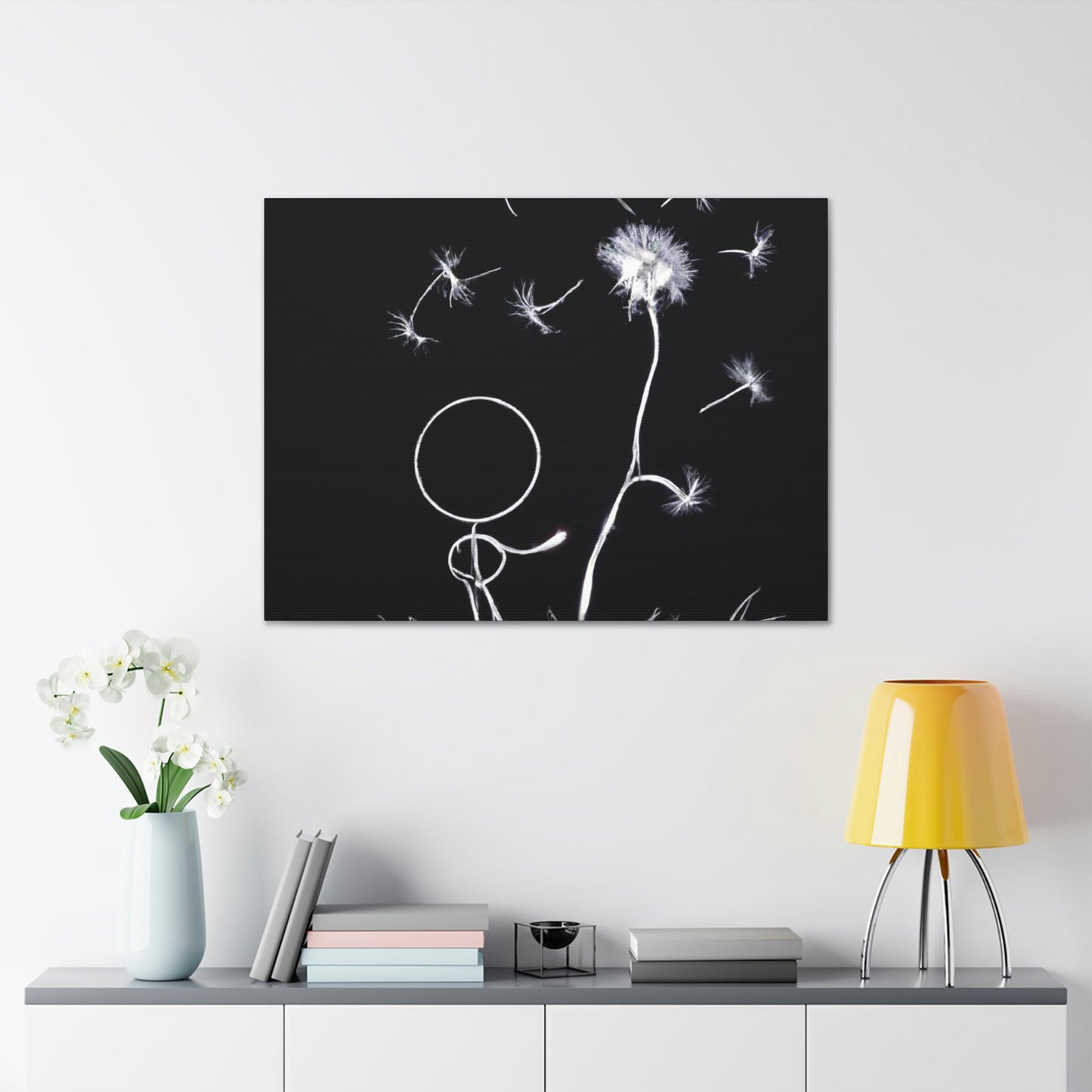 "A Dandelion Flicker in the Midnight Breeze" - The Alien Canva