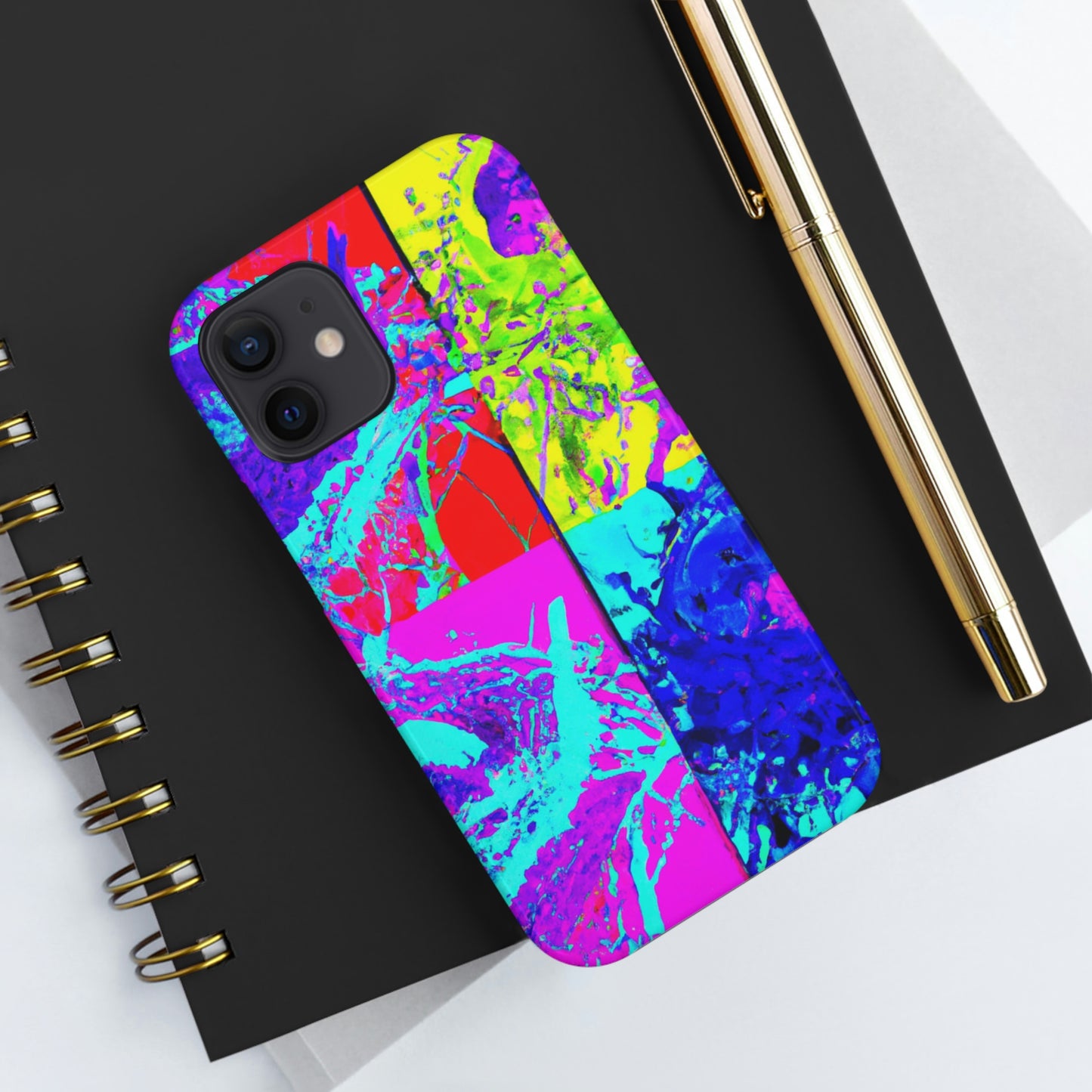 "Ein Regenbogen aus gefiederten Freunden" - Die Alien Tough Phone Cases